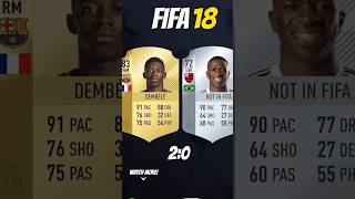 Dembele Vs Vinicius Jr FIFA Evolution 🇫🇷vs🇧🇷 [upl. by Minnaminnie]