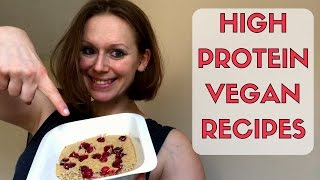 High Protein Bodybuilding Vegan Recipes  quick easy gluten free [upl. by Kired193]