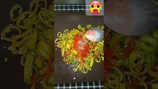 Mirach ring bhajiya tasty and spicy shortsytshortsfoodlover [upl. by Nairbo]