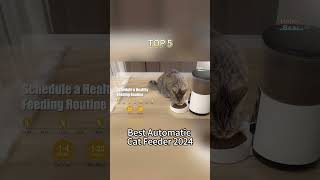 TOP 5 Best Automatic Cat Feeder 2024 [upl. by Anoiuq567]