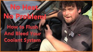 How to fix Ford F150 Heater Back Flushing the Heater Core and Bleeding the Air from the system [upl. by Foushee]