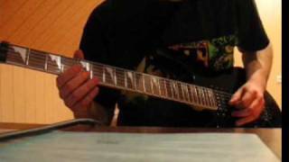 Tiamat  Gaia first and outro solo video guitar cover [upl. by Abrams]