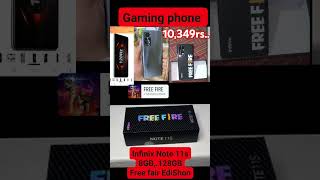 infinx note 11s Free fire Edison Best Gaming Smart Phone Lowar Paris By Nawo freefire [upl. by Naltiac]