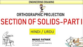 Section of Solids  Concept amp Problem Series  Part 1  HindiUrdu [upl. by Filiano]