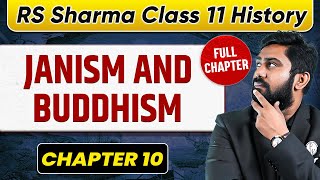 Janism and Buddhism FULL CHAPTER  RS Sharma Chapter 10  UPSC Preparation [upl. by Bevers]