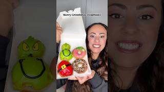 Merry Grinchmas Doughnuts at KrispyKreme 🍩 Christmas Grinch MerryGrinchmas grinchmas donuts [upl. by Tailor]