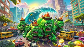 Eat 60 Pieces of Fruit in Zombie Tsunami  Weekend Event Frenzy [upl. by Zetroc489]