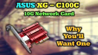 ASUS XGC100C Review  10G Home Networking [upl. by Avuha]