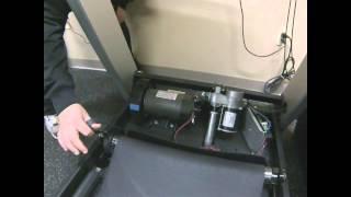 How To Remove Treadmill Font Roller and Drive Belt  Treadmill Doctor [upl. by Ynafets]