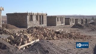 Construction of houses in 80 Herats quakehit villages finishedساخت خانه‌ها در مناطق زلزله‌زده هرات [upl. by Eugilegna]