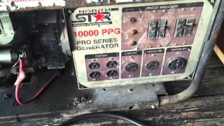 2 video of north star 10000 watt generator [upl. by Xuagram]