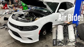 900hp Hellcat Gets full Air Ride Suspension [upl. by Anahoj]