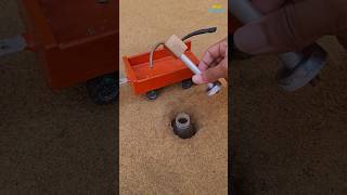 Mini tractor project mini motor water pump science project video [upl. by Aidroc]