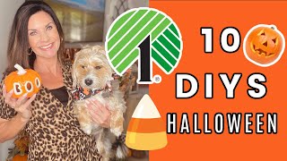 🍁10 DIY Dollar Tree HALLOWEEN FALL DECOR CRAFTS 🍁Episode 1 quotI love Fallquot Olivias Romantic Home DIY [upl. by Dragde]