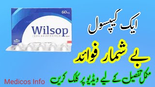 wilsop 60 mg uses in urduDexlansoprazole Reduce stomach acidity  How to use side effects [upl. by Nylecyoj]