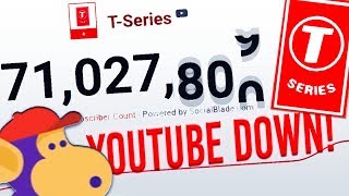 TSeries Getting Subs When YouTube Was Down AGAIN [upl. by Kristianson41]