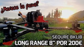 ¿UN DRONE LONG RANGE POR 200€ EL SEQURE BKLI8 A PRUEBA [upl. by Ynneb]