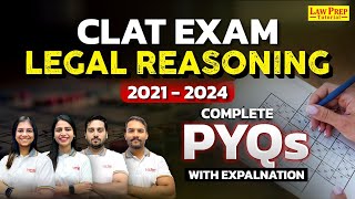 CLAT 2025 Legal Reasoning PYQs With Solution 2021 to 2024  Legal Reasoning Previous Year Questions [upl. by Conte]