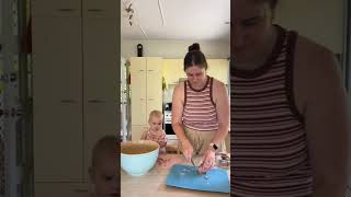 Cooking with my 15 month old 😋♥️ baby chillbaby animallover cookingchannel toddleractivities [upl. by Eiramik883]