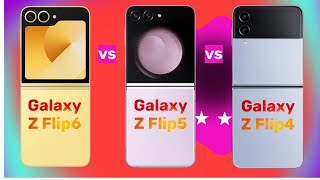 🚀 Galaxy Z Flip6 vs Galaxy Z Flip5 vs Galaxy Z Flip4 📱✨ Comparison [upl. by Martha]