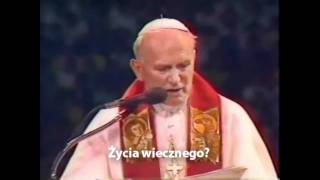 Jan Paweł II do młodzieży [upl. by Virnelli]