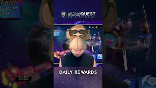 Dont forget to claim your rewards daily ScarQuest Web3 Crypto Metaverse blockchaingame [upl. by Richers]