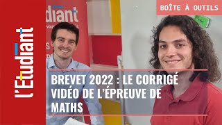 Brevet 2022  le corrigé vidéo de lépreuve de maths [upl. by Idnem]