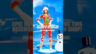 Epic Bundles Dropping This December in the Item Shop fortnite fortniteitemshop fortniteskins [upl. by Yerocaj]