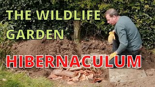 Hibernaculum for garden wildlife Log Pile Bug Hotel [upl. by Garrity]