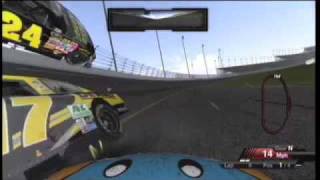 Nascar 09 Glitches at Daytona [upl. by Lledor]