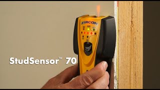 How to Use a Zircon StudSensor 70 Stud Finder [upl. by Merna236]