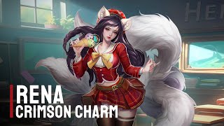 New Skin  Rena  Crimson Charm  Heroes Evolved  NetDragon [upl. by Eversole]