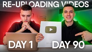 I Tried to Make Money Re Uploading YouTube Videos for 90 days Heres how it went [upl. by Airegin]