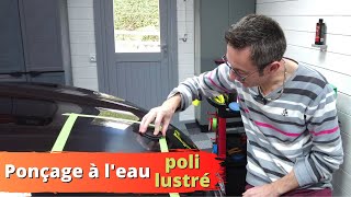 Ponçage à leau ou poli lustré pour carrosserie voiture [upl. by Lester]