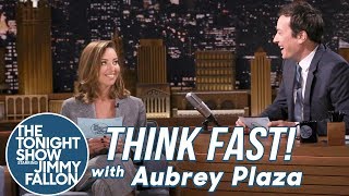 Think Fast with Aubrey Plaza [upl. by Racklin]