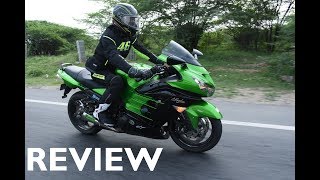 Kawasaki Zx14R Review  BikingTech [upl. by Aralc]