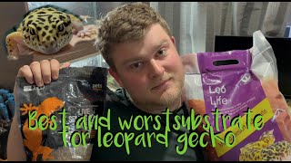 Best and worst substrate for leopard gecko [upl. by Lered151]