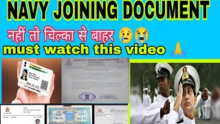 NAVY SSR MRMEDICAL ASSISTANT ICG JOINING DOCUMENT FOR CHILKA 022024 batch full details video out [upl. by Eednas]