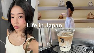 LIVING IN JAPAN  full day of shopping and eating Tokyo 7Eleven food what I eat in japan [upl. by Kihtrak710]