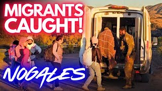 Migrants CAUGHT Nogales Arizona [upl. by Niffirg]