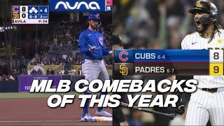 MLB comebacks 2024 [upl. by Latihs]