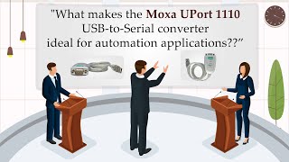 Why choose the Moxa UPort 1110 for automation purposes [upl. by Alenoel406]