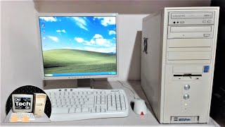 ECS PC Intel Pentium 4 With Hyper Threading Start Windows XP Pro in the Year 2024  Short Video [upl. by Annaear202]