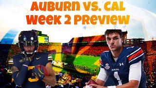 Auburn vs Cal Week 2 Football Preview  Score Prediction [upl. by Sucy]