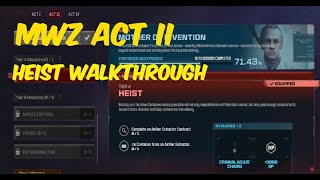 MWZ Heist Mission Walkthrough [upl. by Fayette]