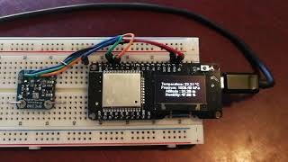 Wemos ESP32 LOLIN32 amp BME280 [upl. by Luas804]