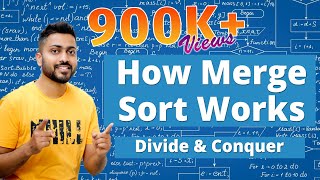 How Merge Sort Works Full explanation with example [upl. by Attevad]