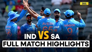 IND vs SA 1st ODI Highlights Arshdeep Singh Sai Sudharsan Shine As India Beat South Africa [upl. by Einhpets438]