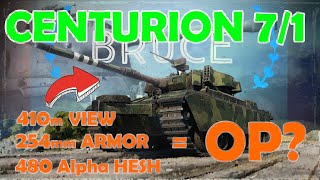 Centurion 71  OP tier 9 medium tank  WoT with BRUCE  World of Tanks Review and Gameplay [upl. by Assilrac]