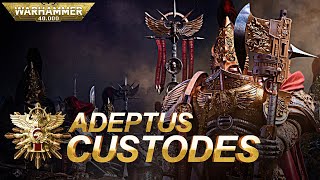 Adeptus Custodes from the Emperor of Mankind  Warhammer 40k lore [upl. by Uhayile]